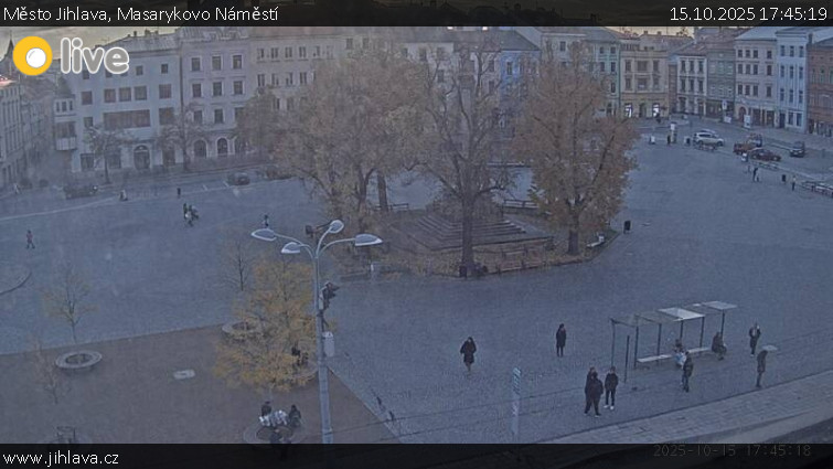 Město Jihlava - Masarykovo Náměstí - 15.10.2025 v 17:45 Město Jihlava - Masarykovo Náměstí - 15.10.2025 v 17:45