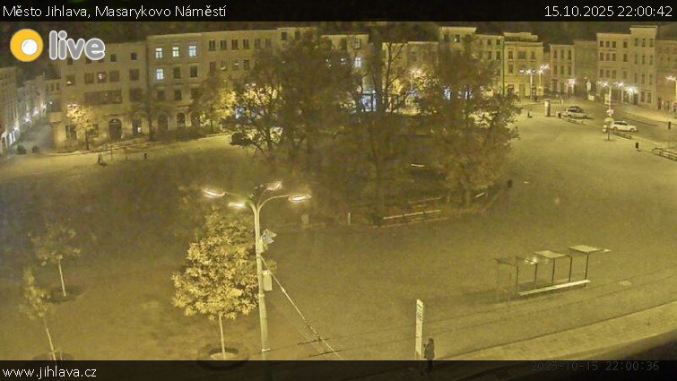 Město Jihlava - Masarykovo Náměstí - 15.10.2025 v 22:00 Město Jihlava - Masarykovo Náměstí - 15.10.2025 v 22:00