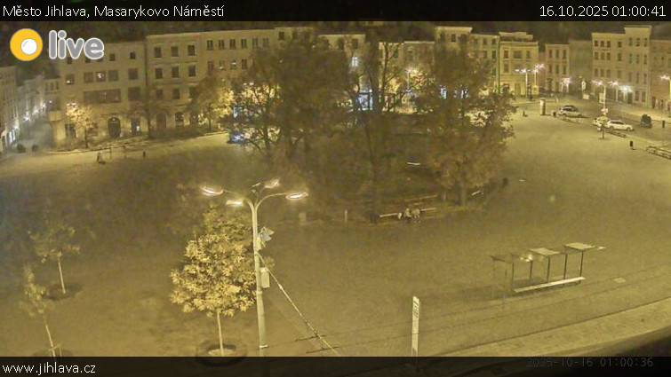 Město Jihlava - Masarykovo Náměstí - 16.10.2025 v 01:00 Město Jihlava - Masarykovo Náměstí - 16.10.2025 v 01:00