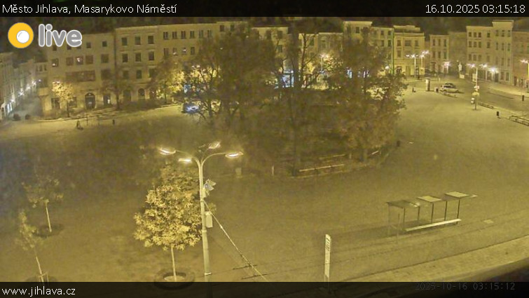 Město Jihlava - Masarykovo Náměstí - 16.10.2025 v 03:15 Město Jihlava - Masarykovo Náměstí - 16.10.2025 v 03:15