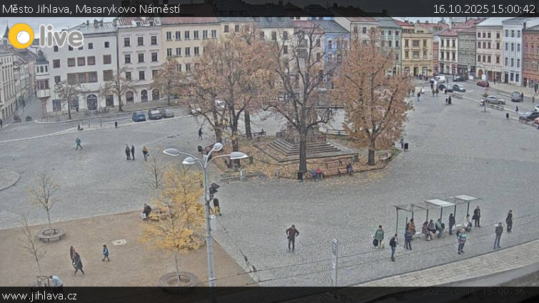 Město Jihlava - Masarykovo Náměstí - 16.10.2025 v 15:00 Město Jihlava - Masarykovo Náměstí - 16.10.2025 v 15:00