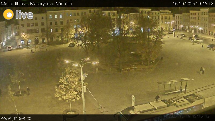 Město Jihlava - Masarykovo Náměstí - 16.10.2025 v 19:45 Město Jihlava - Masarykovo Náměstí - 16.10.2025 v 19:45
