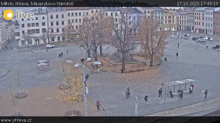 Město Jihlava - Masarykovo Náměstí - 17.10.2025 v 17:45 Město Jihlava - Masarykovo Náměstí - 17.10.2025 v 17:45