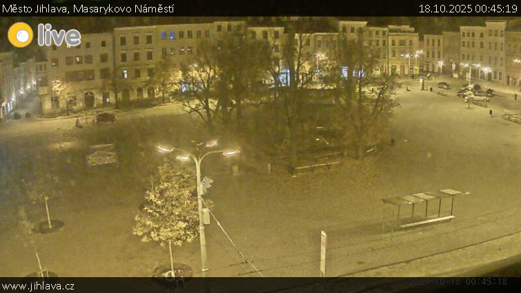 Město Jihlava - Masarykovo Náměstí - 18.10.2025 v 00:45 Město Jihlava - Masarykovo Náměstí - 18.10.2025 v 00:45