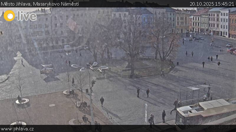 Město Jihlava - Masarykovo Náměstí - 20.10.2025 v 15:45 Město Jihlava - Masarykovo Náměstí - 20.10.2025 v 15:45
