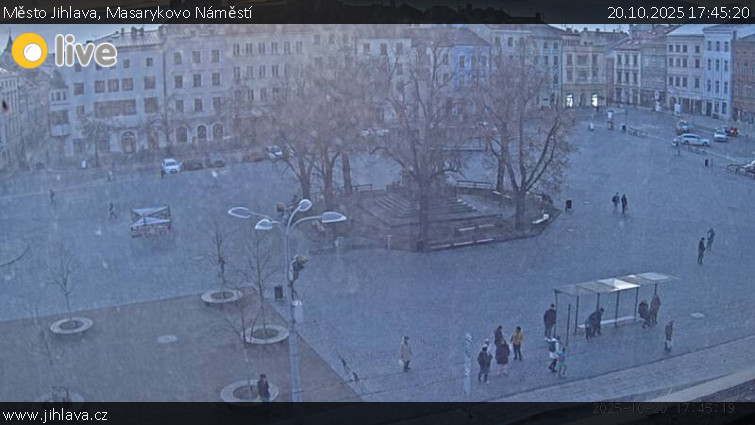 Město Jihlava - Masarykovo Náměstí - 20.10.2025 v 17:45 Město Jihlava - Masarykovo Náměstí - 20.10.2025 v 17:45