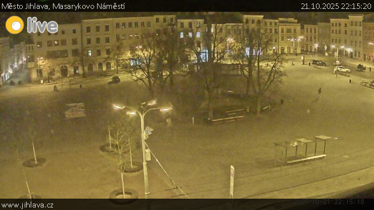 Město Jihlava - Masarykovo Náměstí - 21.10.2025 v 22:15 Město Jihlava - Masarykovo Náměstí - 21.10.2025 v 22:15