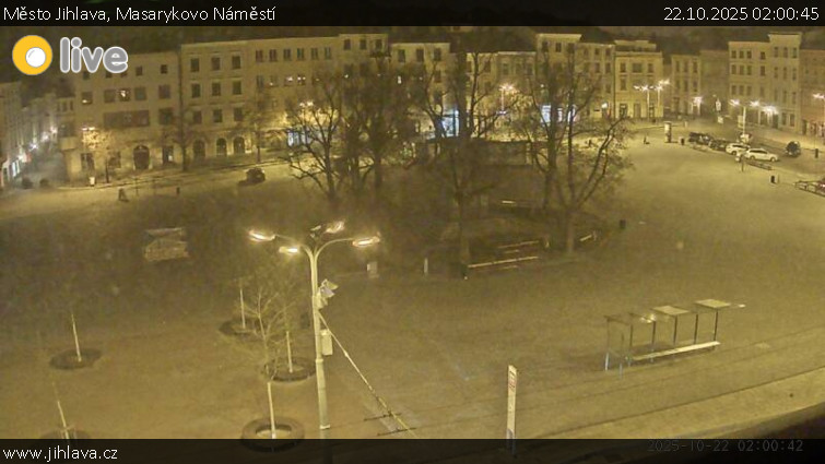 Město Jihlava - Masarykovo Náměstí - 22.10.2025 v 02:00 Město Jihlava - Masarykovo Náměstí - 22.10.2025 v 02:00