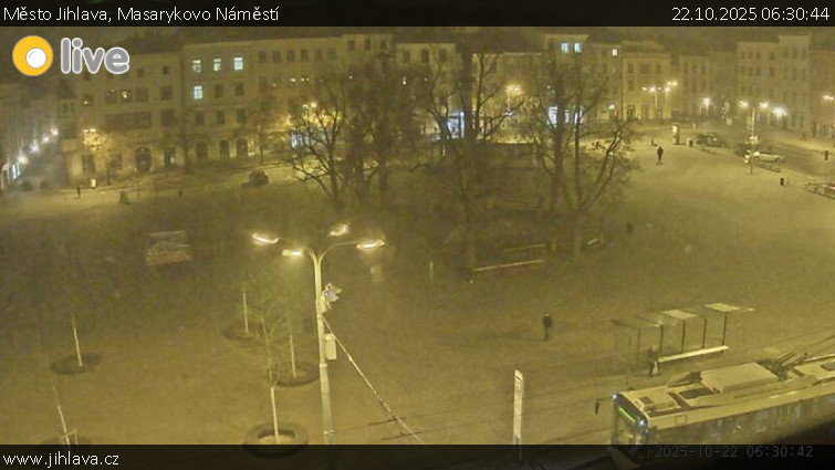 Město Jihlava - Masarykovo Náměstí - 22.10.2025 v 06:30 Město Jihlava - Masarykovo Náměstí - 22.10.2025 v 06:30