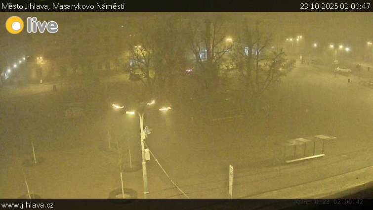 Město Jihlava - Masarykovo Náměstí - 23.10.2025 v 02:00 Město Jihlava - Masarykovo Náměstí - 23.10.2025 v 02:00