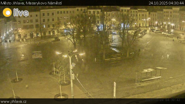 Město Jihlava - Masarykovo Náměstí - 24.10.2025 v 04:30 Město Jihlava - Masarykovo Náměstí - 24.10.2025 v 04:30