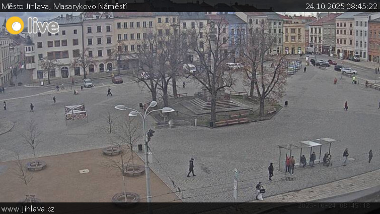 Město Jihlava - Masarykovo Náměstí - 24.10.2025 v 08:45 Město Jihlava - Masarykovo Náměstí - 24.10.2025 v 08:45
