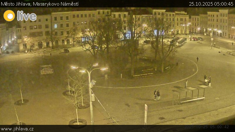 Město Jihlava - Masarykovo Náměstí - 25.10.2025 v 05:00 Město Jihlava - Masarykovo Náměstí - 25.10.2025 v 05:00