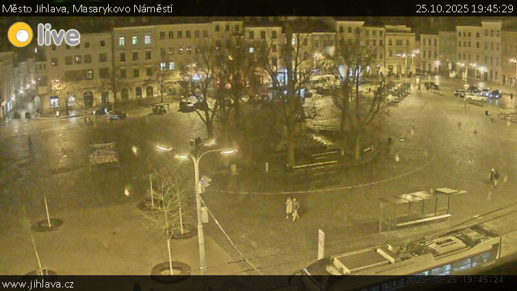 Město Jihlava - Masarykovo Náměstí - 25.10.2025 v 19:45 Město Jihlava - Masarykovo Náměstí - 25.10.2025 v 19:45