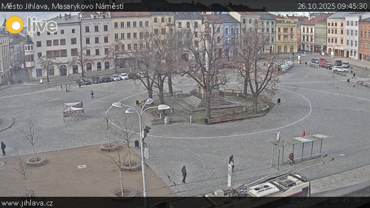 Město Jihlava - Masarykovo Náměstí - 26.10.2025 v 09:45 Město Jihlava - Masarykovo Náměstí - 26.10.2025 v 09:45