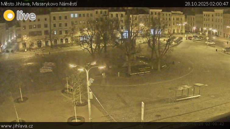Město Jihlava - Masarykovo Náměstí - 28.10.2025 v 02:00 Město Jihlava - Masarykovo Náměstí - 28.10.2025 v 02:00