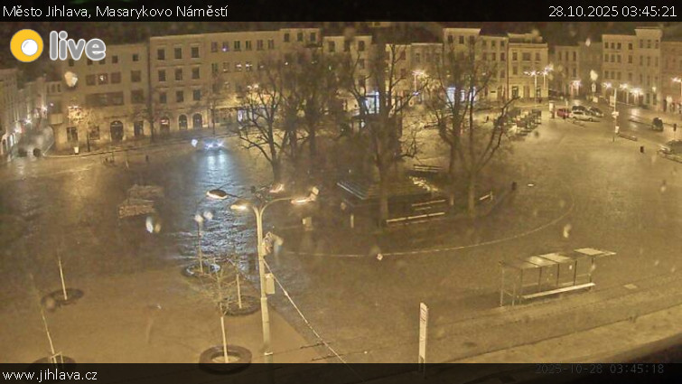 Město Jihlava - Masarykovo Náměstí - 28.10.2025 v 03:45 Město Jihlava - Masarykovo Náměstí - 28.10.2025 v 03:45