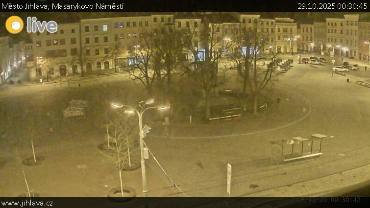 Město Jihlava - Masarykovo Náměstí - 29.10.2025 v 00:30 Město Jihlava - Masarykovo Náměstí - 29.10.2025 v 00:30
