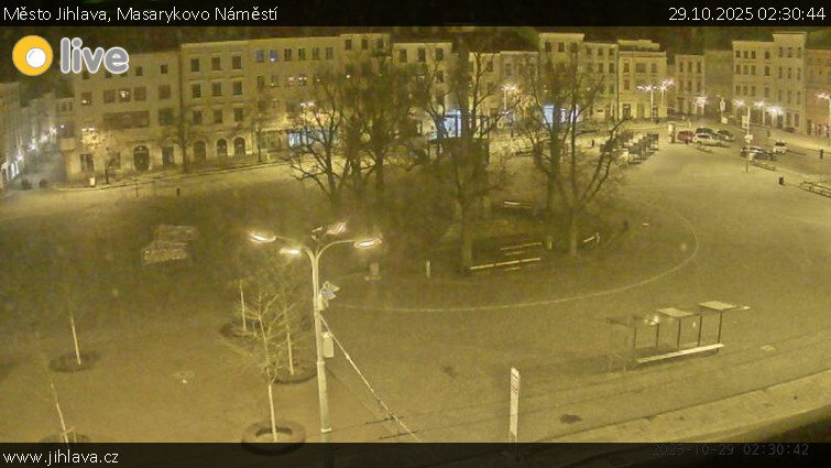 Město Jihlava - Masarykovo Náměstí - 29.10.2025 v 02:30 Město Jihlava - Masarykovo Náměstí - 29.10.2025 v 02:30