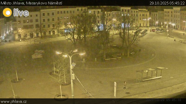 Město Jihlava - Masarykovo Náměstí - 29.10.2025 v 05:45 Město Jihlava - Masarykovo Náměstí - 29.10.2025 v 05:45