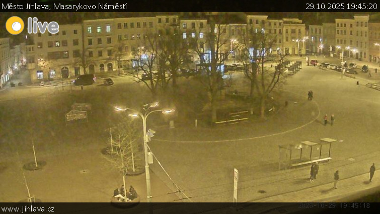 Město Jihlava - Masarykovo Náměstí - 29.10.2025 v 19:45 Město Jihlava - Masarykovo Náměstí - 29.10.2025 v 19:45