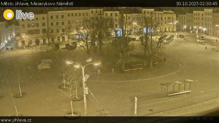 Město Jihlava - Masarykovo Náměstí - 30.10.2025 v 02:30 Město Jihlava - Masarykovo Náměstí - 30.10.2025 v 02:30