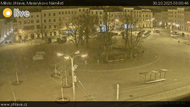 Město Jihlava - Masarykovo Náměstí - 30.10.2025 v 03:00 Město Jihlava - Masarykovo Náměstí - 30.10.2025 v 03:00