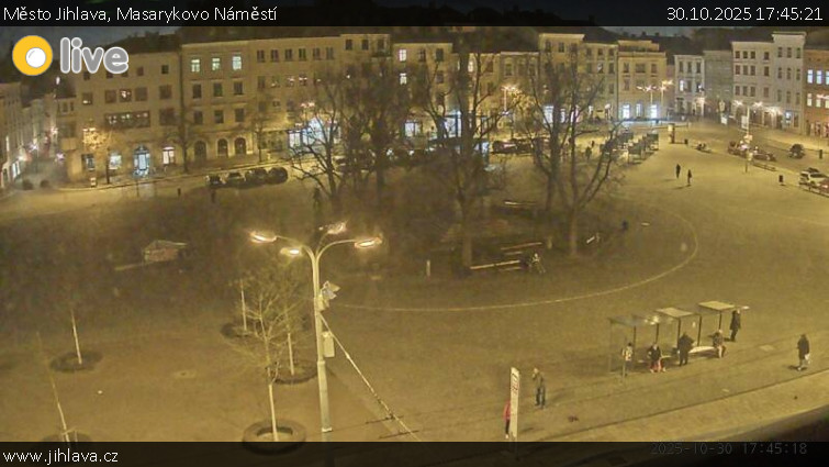 Město Jihlava - Masarykovo Náměstí - 30.10.2025 v 17:45 Město Jihlava - Masarykovo Náměstí - 30.10.2025 v 17:45