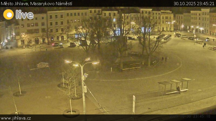 Město Jihlava - Masarykovo Náměstí - 30.10.2025 v 23:45 Město Jihlava - Masarykovo Náměstí - 30.10.2025 v 23:45