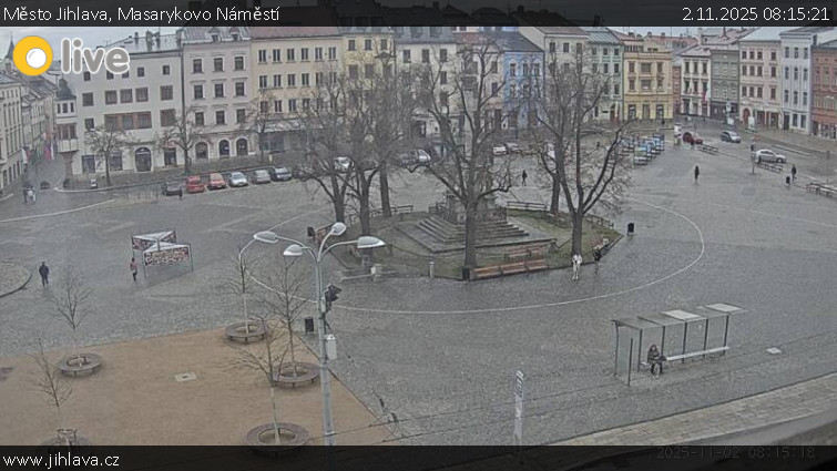 Město Jihlava - Masarykovo Náměstí - 2.11.2025 v 08:15 Město Jihlava - Masarykovo Náměstí - 2.11.2025 v 08:15