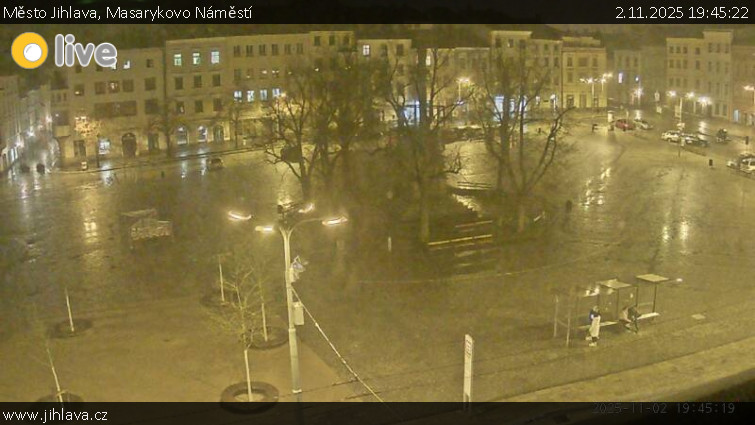 Město Jihlava - Masarykovo Náměstí - 2.11.2025 v 19:45 Město Jihlava - Masarykovo Náměstí - 2.11.2025 v 19:45