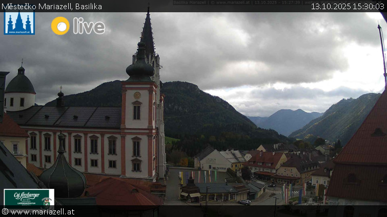 Městečko Mariazell - Basilika - 13.10.2025 v 15:30 Městečko Mariazell - Basilika - 13.10.2025 v 15:30