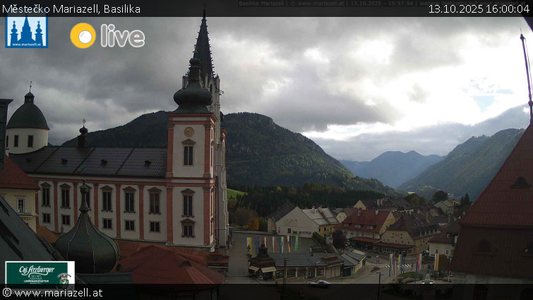 Městečko Mariazell - Basilika - 13.10.2025 v 16:00 Městečko Mariazell - Basilika - 13.10.2025 v 16:00