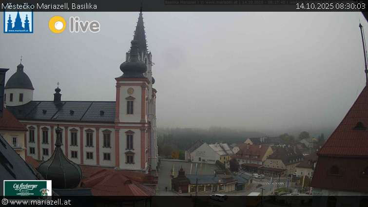 Městečko Mariazell - Basilika - 14.10.2025 v 08:30 Městečko Mariazell - Basilika - 14.10.2025 v 08:30