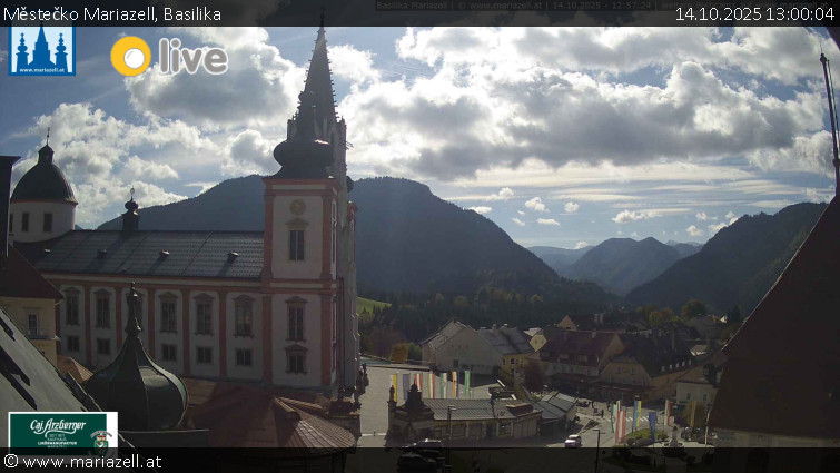Městečko Mariazell - Basilika - 14.10.2025 v 13:00 Městečko Mariazell - Basilika - 14.10.2025 v 13:00