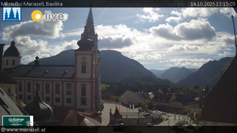 Městečko Mariazell - Basilika - 14.10.2025 v 13:15 Městečko Mariazell - Basilika - 14.10.2025 v 13:15