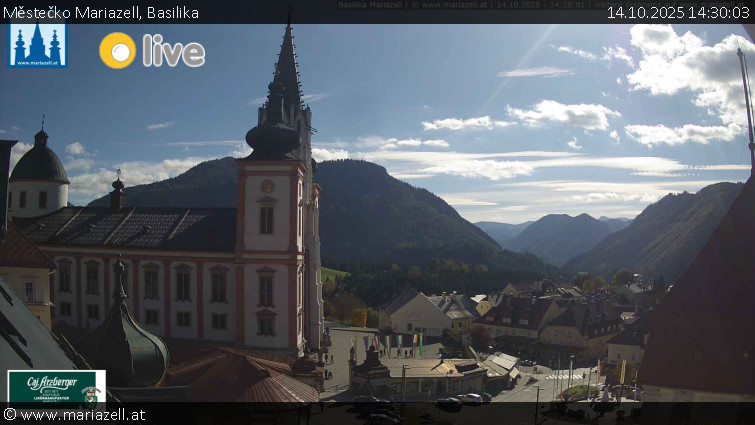 Městečko Mariazell - Basilika - 14.10.2025 v 14:30 Městečko Mariazell - Basilika - 14.10.2025 v 14:30