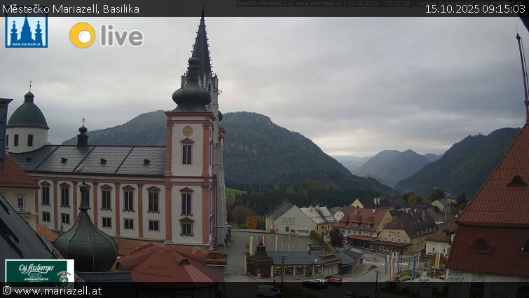 Městečko Mariazell - Basilika - 15.10.2025 v 09:15 Městečko Mariazell - Basilika - 15.10.2025 v 09:15