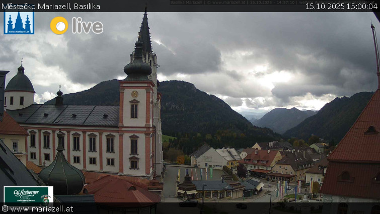 Městečko Mariazell - Basilika - 15.10.2025 v 15:00 Městečko Mariazell - Basilika - 15.10.2025 v 15:00