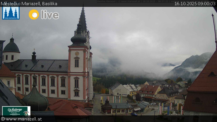 Městečko Mariazell - Basilika - 16.10.2025 v 09:00 Městečko Mariazell - Basilika - 16.10.2025 v 09:00