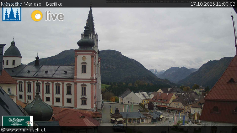 Městečko Mariazell - Basilika - 17.10.2025 v 11:00 Městečko Mariazell - Basilika - 17.10.2025 v 11:00