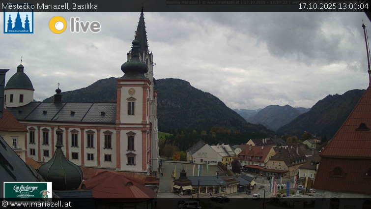 Městečko Mariazell - Basilika - 17.10.2025 v 13:00 Městečko Mariazell - Basilika - 17.10.2025 v 13:00