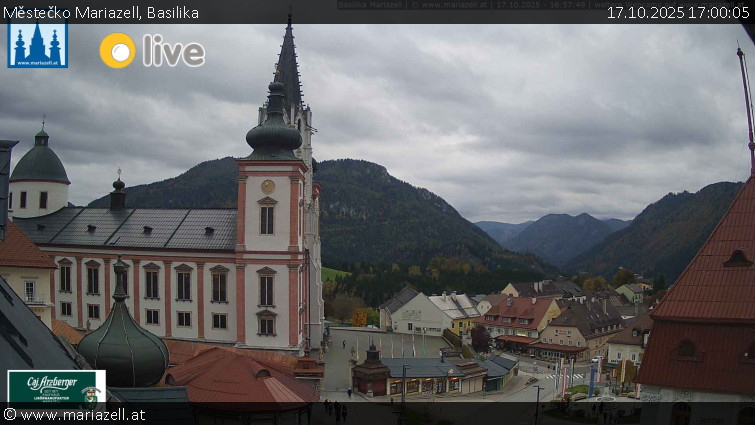 Městečko Mariazell - Basilika - 17.10.2025 v 17:00 Městečko Mariazell - Basilika - 17.10.2025 v 17:00