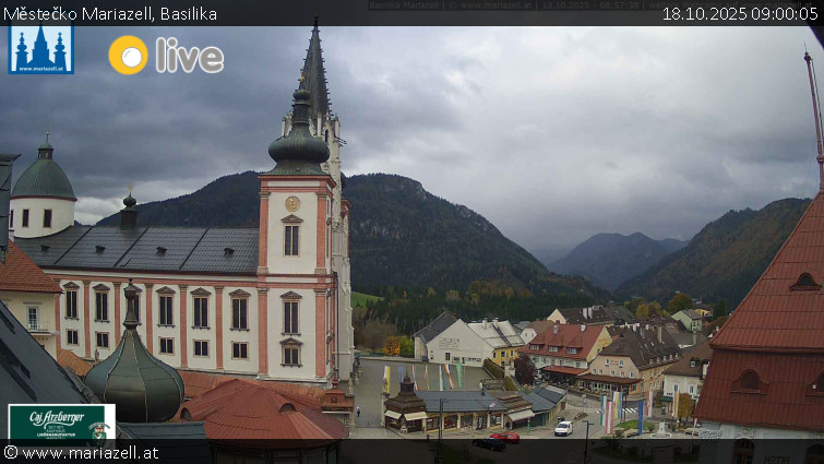 Městečko Mariazell - Basilika - 18.10.2025 v 09:00 Městečko Mariazell - Basilika - 18.10.2025 v 09:00