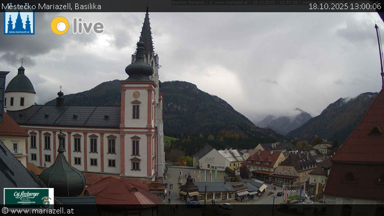 Městečko Mariazell - Basilika - 18.10.2025 v 13:00 Městečko Mariazell - Basilika - 18.10.2025 v 13:00
