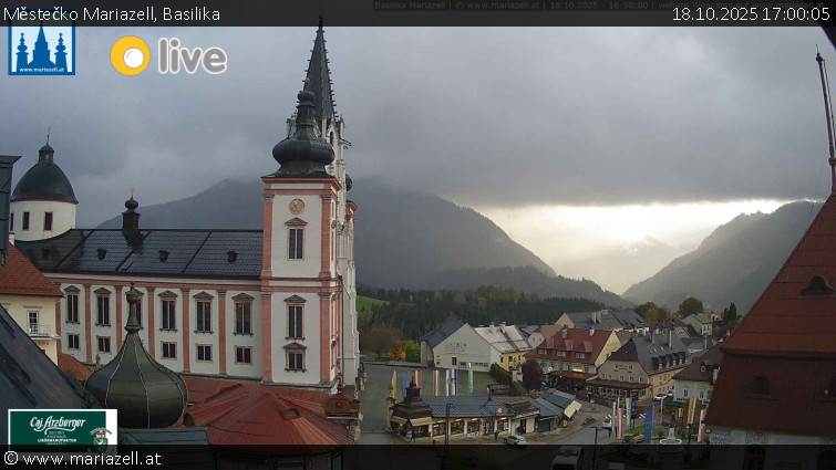 Městečko Mariazell - Basilika - 18.10.2025 v 17:00 Městečko Mariazell - Basilika - 18.10.2025 v 17:00