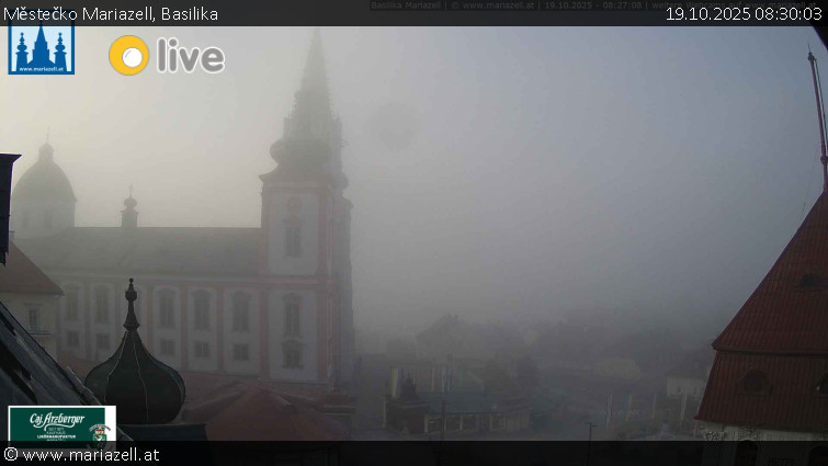 Městečko Mariazell - Basilika - 19.10.2025 v 08:30 Městečko Mariazell - Basilika - 19.10.2025 v 08:30