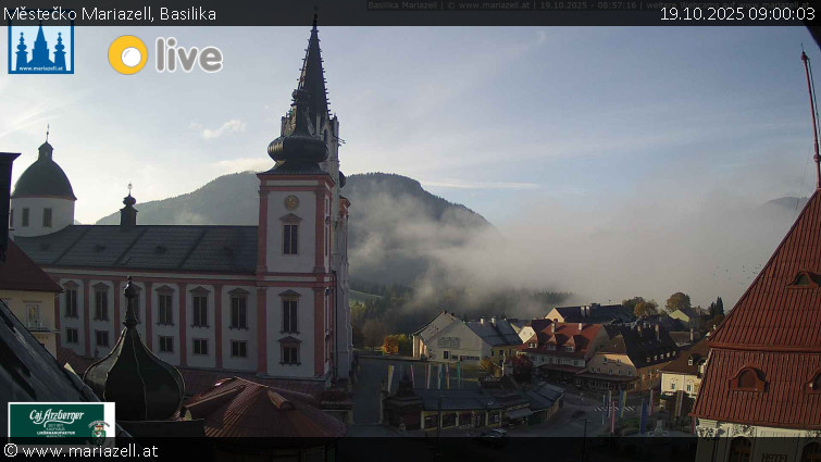 Městečko Mariazell - Basilika - 19.10.2025 v 09:00 Městečko Mariazell - Basilika - 19.10.2025 v 09:00