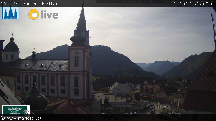 Městečko Mariazell - Basilika - 19.10.2025 v 12:00 Městečko Mariazell - Basilika - 19.10.2025 v 12:00