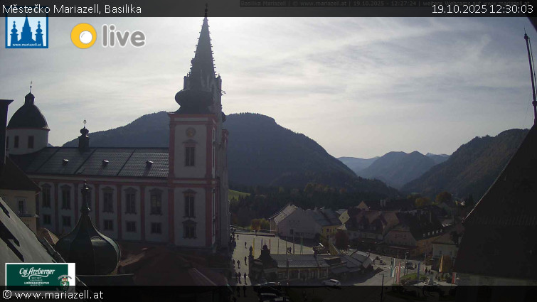 Městečko Mariazell - Basilika - 19.10.2025 v 12:30 Městečko Mariazell - Basilika - 19.10.2025 v 12:30